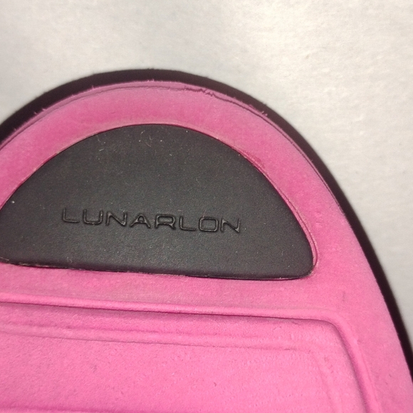 Cole Haan Lunargrand Women's Blue Suede Wingtip Pink Soles Shoes Size 8 D38899 - Picture 12 of 14